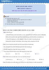 Đề kiểm tra giữa kì 1 Lịch sử và Địa lí 4 - Đề số 1